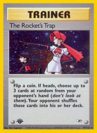 The Rocket's Trap (19) [Gym Heroes] Unlimited Holofoil