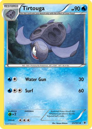 Tirtouga (25) [Noble Victories] Reverse Holofoil