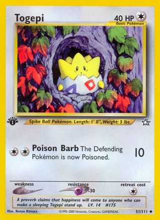 Togepi (51) [Neo Genesis] 1st Edition