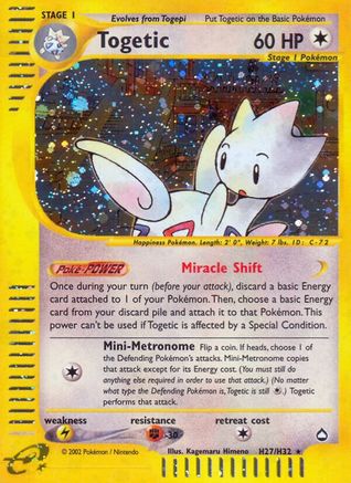 Togetic (H27) (H27) [Aquapolis] Holofoil