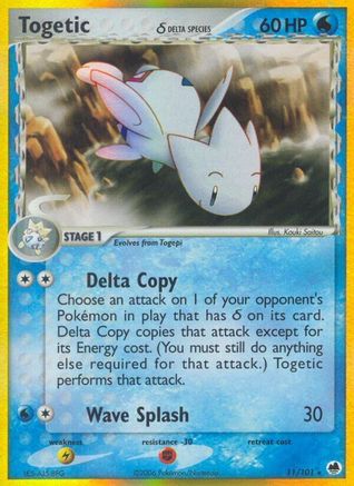 Togetic (Delta Species) (11) [Dragon Frontiers] Holofoil