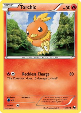 Torchic (14) (14) [Dark Explorers] Reverse Holofoil