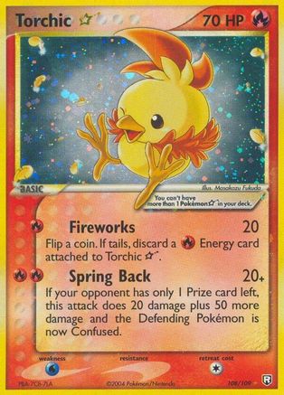 Torchic Star (108) [Team Rocket Returns] Holofoil