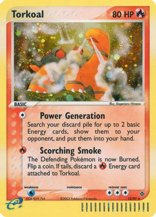 Torkoal (12) [Dragon] Holofoil