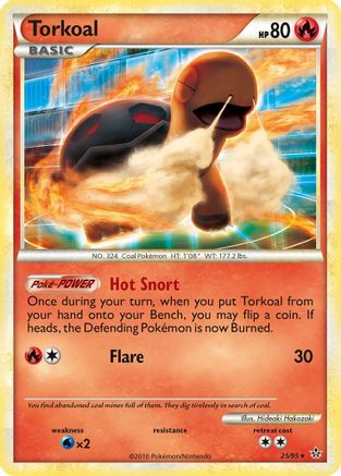Torkoal (25) [Unleashed] Reverse Holofoil