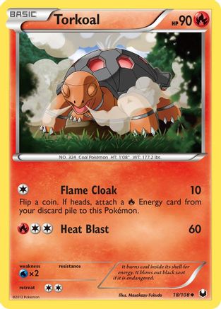 Torkoal (18) [Dark Explorers] Reverse Holofoil