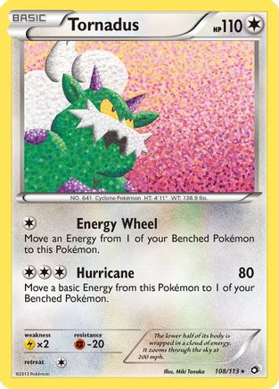 Tornadus (108) [Legendary Treasures] Reverse Holofoil