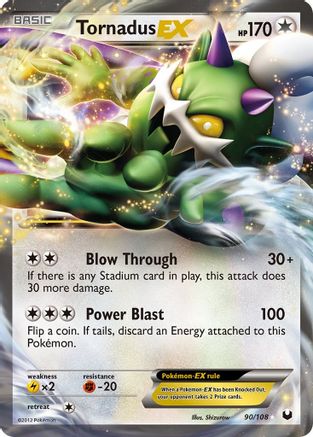 Tornadus EX (90) [Dark Explorers] Holofoil