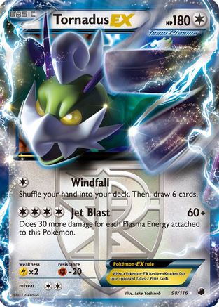 Tornadus EX (Team Plasma) (98) [Plasma Freeze] Holofoil