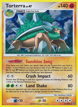 Torterra (11) [Stormfront] Holofoil