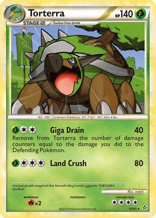 Torterra (10) [Unleashed] Reverse Holofoil