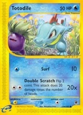 Totodile (134) (134) [Expedition] Reverse Holofoil