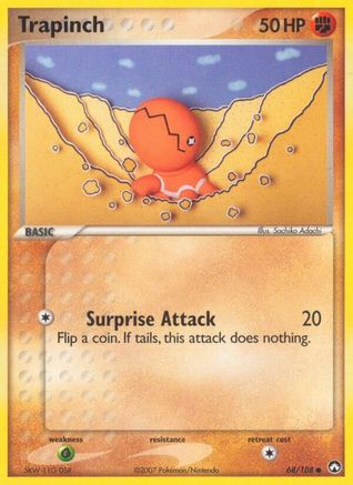 Trapinch (68) [Power Keepers] Reverse Holofoil