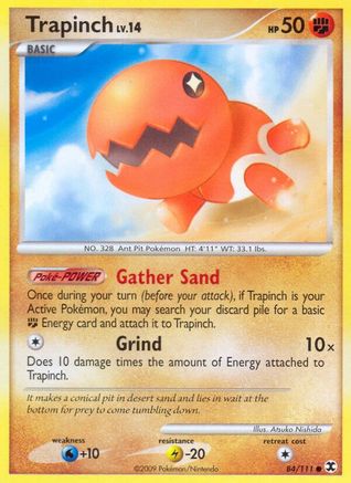 Trapinch (84) [Rising Rivals] Reverse Holofoil