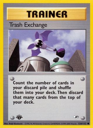 Trash Exchange (126) [Gym Heroes] 1st Edition