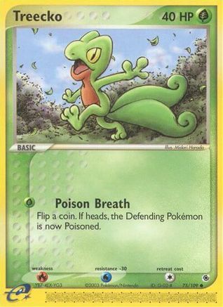 Treecko - 75/109 (75) [Ruby and Sapphire] Reverse Holofoil