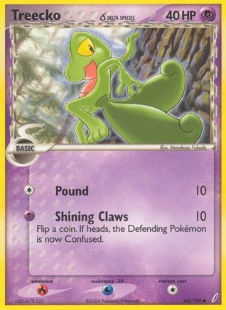 Treecko (Delta Species) (68) [Crystal Guardians]