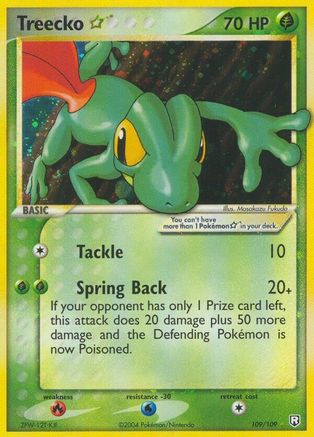 Treecko Star (109) [Team Rocket Returns]