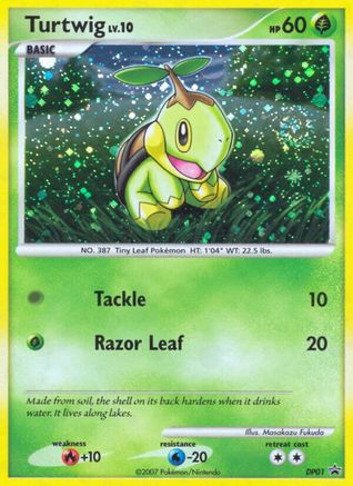 Turtwig - DP01 (DP01) [Diamond and Pearl Promos] Holofoil