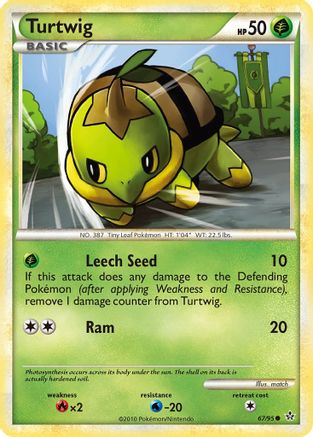 Turtwig (67) [Unleashed] Reverse Holofoil