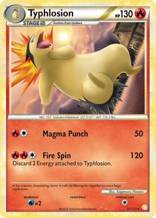 Typhlosion (32) [HeartGold SoulSilver] Reverse Holofoil