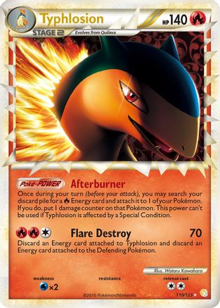 Typhlosion (Prime) (110) [HeartGold SoulSilver] Holofoil