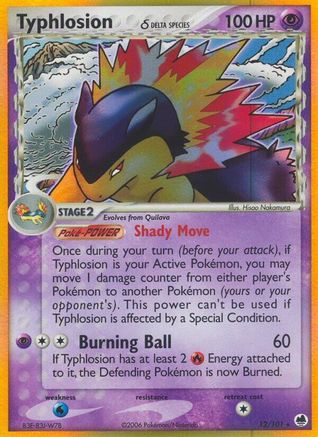 Typhlosion (Delta Species) (12) [Dragon Frontiers] Holofoil