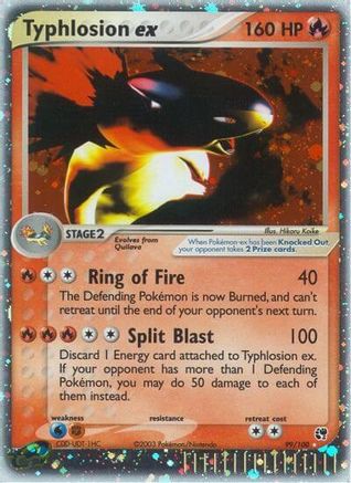 Typhlosion ex (99) [Sandstorm] Holofoil