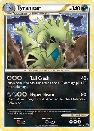 Tyranitar (26) [Unleashed] Reverse Holofoil