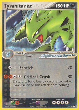 Tyranitar ex (Holo) (17) [POP Series 1] Holofoil