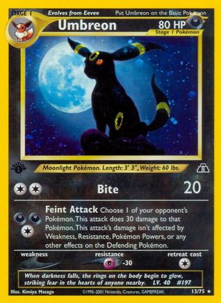 Umbreon (13) (13) [Neo Discovery] 1st Edition Holofoil