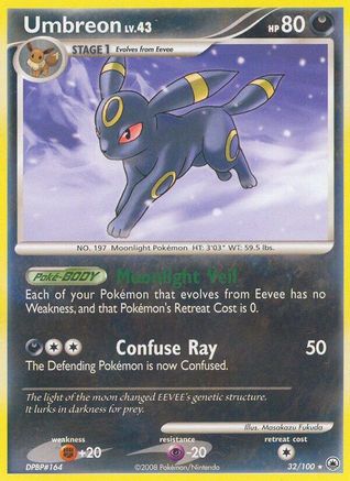 Umbreon (32) [Majestic Dawn] Reverse Holofoil