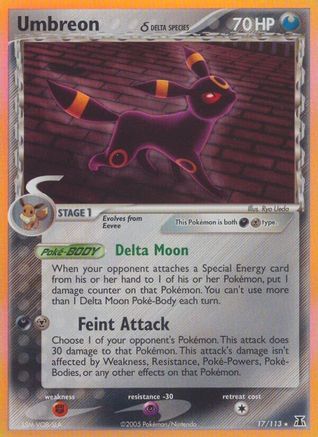 Umbreon (Delta Species) (17) [Delta Species] Holofoil