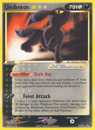 Umbreon Star (17) [POP Series 5]