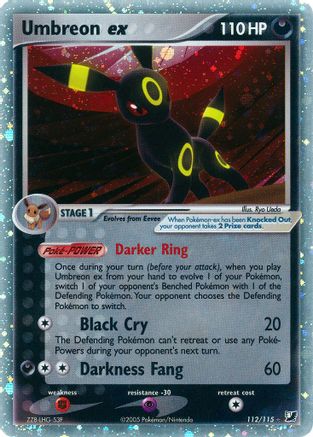 Umbreon ex (112) [Unseen Forces] Holofoil