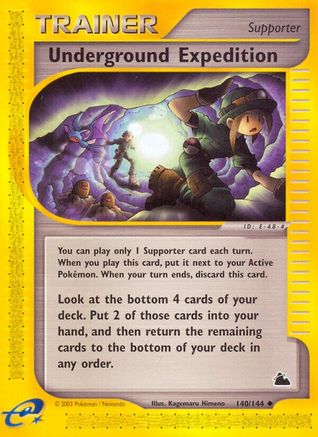 Underground Expedition (140) [Skyridge] Reverse Holofoil