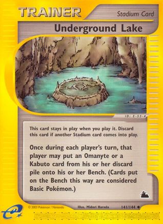 Underground Lake (141) [Skyridge] Reverse Holofoil