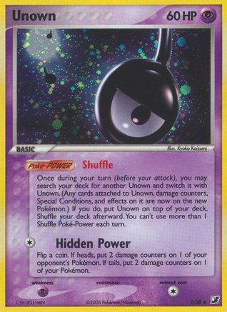Unown (!) (!) [Unseen Forces] Holofoil