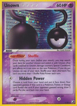 Unown (?) (?) [Unseen Forces] Holofoil