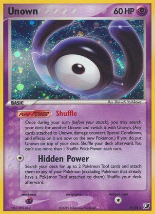 Unown (H) (H) [Unseen Forces] Holofoil