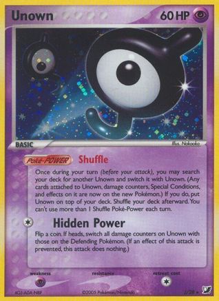 Unown (J) (J) [Unseen Forces] Holofoil