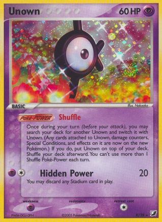 Unown (K) (K) [Unseen Forces] Holofoil