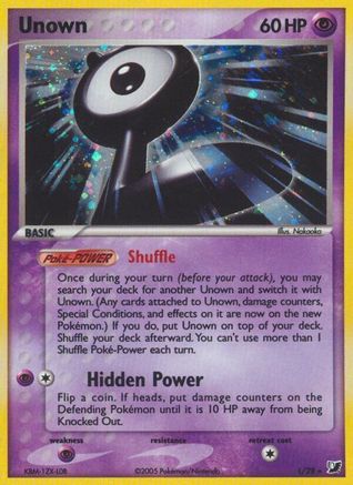 Unown (L) (L) [Unseen Forces] Holofoil