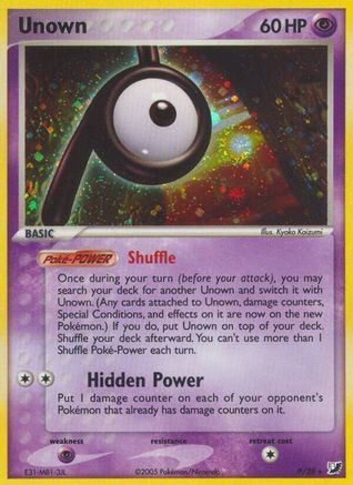 Unown (P) (P) [Unseen Forces] Holofoil