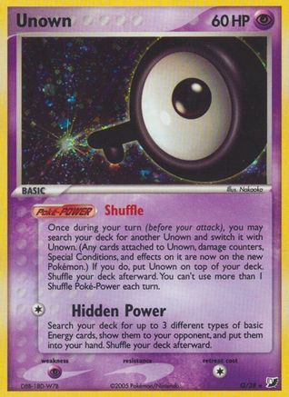 Unown (Q) (Q) [Unseen Forces] Holofoil