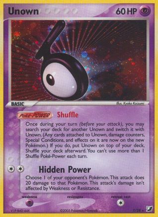 Unown (T) (T) [Unseen Forces] Holofoil