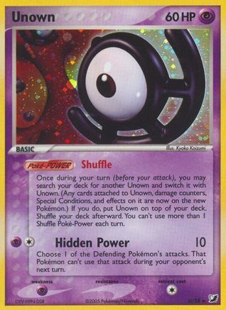 Unown (U) (U) [Unseen Forces] Holofoil