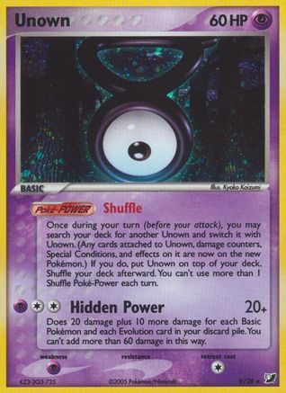 Unown (V) (V) [Unseen Forces] Holofoil
