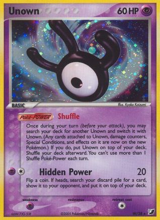 Unown (W) (W) [Unseen Forces] Holofoil