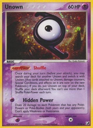 Unown (Z) (Z) [Unseen Forces] Holofoil